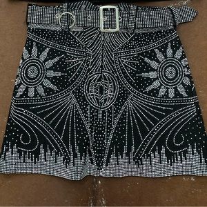 Size medium. Rhinestone shorts.